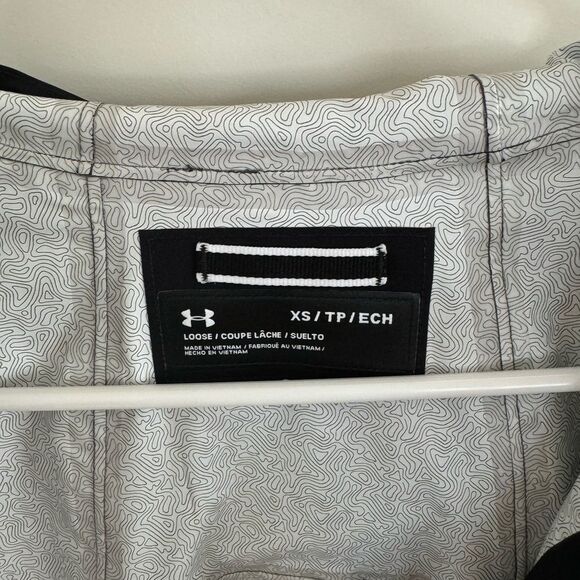 Under Armour Gust Rain Parka Jacket Women's XS Black Worn Once - Picture 7 of 7